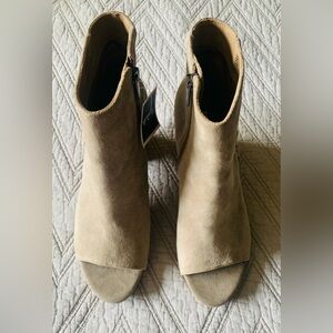 Women's Tan Ankle Boots - 3 inch heel